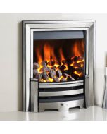 Crystal Fires Monarch Chrome Gas Fire