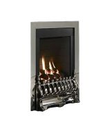 Flavel Windsor Traditional Slimline Inset Silver Gas Fire