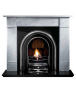 Gallery Brompton Marble Fireplace with Jubilee Cast iron Arch