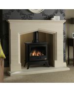 Gallery Coniston Stone Fireplace & Optional Tiger Gas Stove