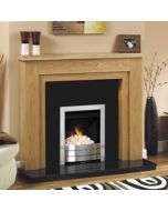 GB Mantels Chelsea Clear Oak Fireplace Suite