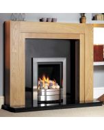 GB Mantels Henley Oak Fireplace Suite