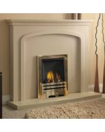 GB Mantels Malton Beige Stone Fireplace Suite