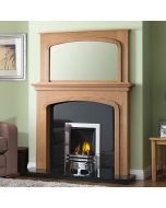 GB Mantels Pendle Celtic Oak Fireplace Suite