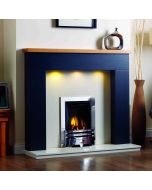 GB Mantels Grantham Oak Fireplace Suite