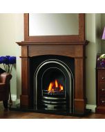 GB Mantels Lancashire Oak Fireplace Suite