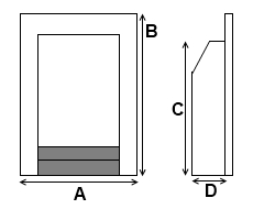 Gas Fire Dimensions
