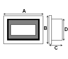 Wall Mounted Fire Dimensions